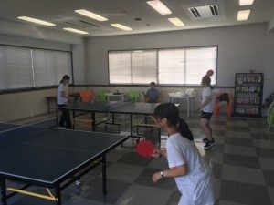 【新居浜分校】新居浜西高等学校定時制卓球部と合同練習！